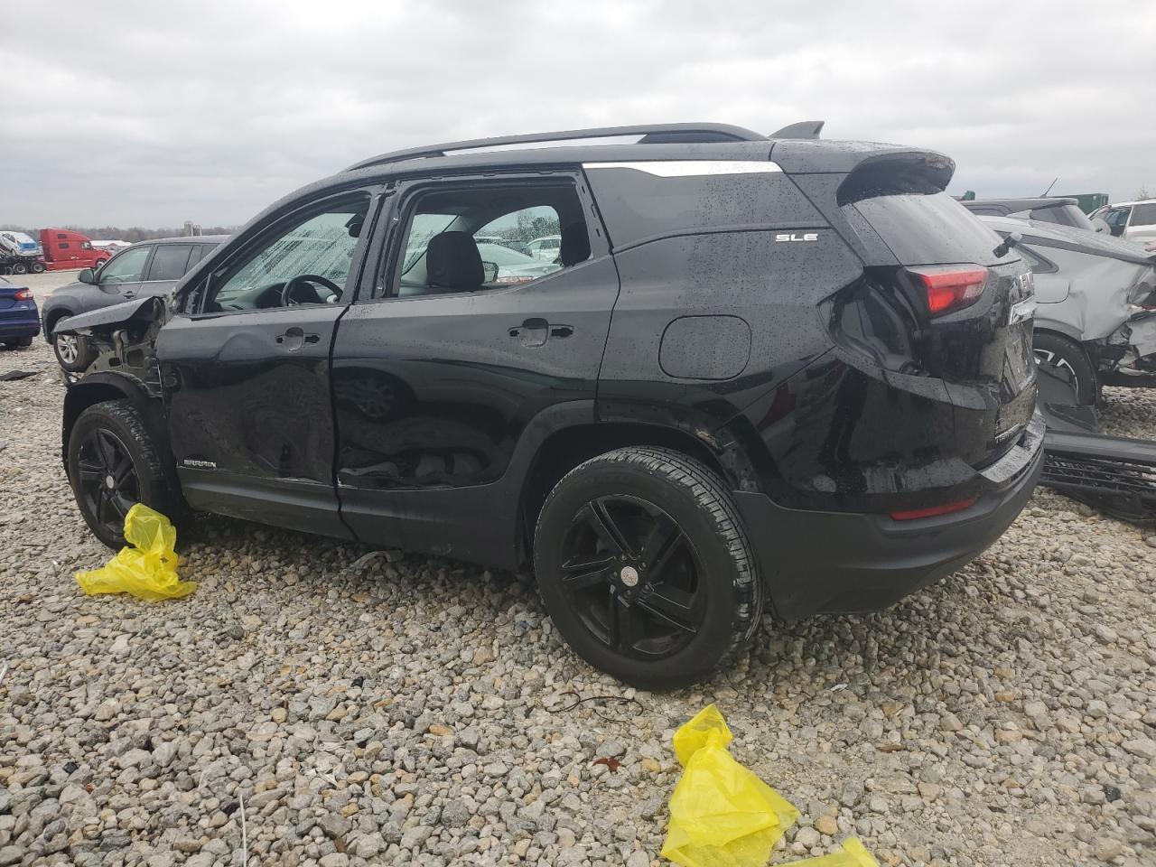 2018 GMC Terrain VIN 3GKALTEV3JL393065 Copart auction photo, side damage thumbnail 2