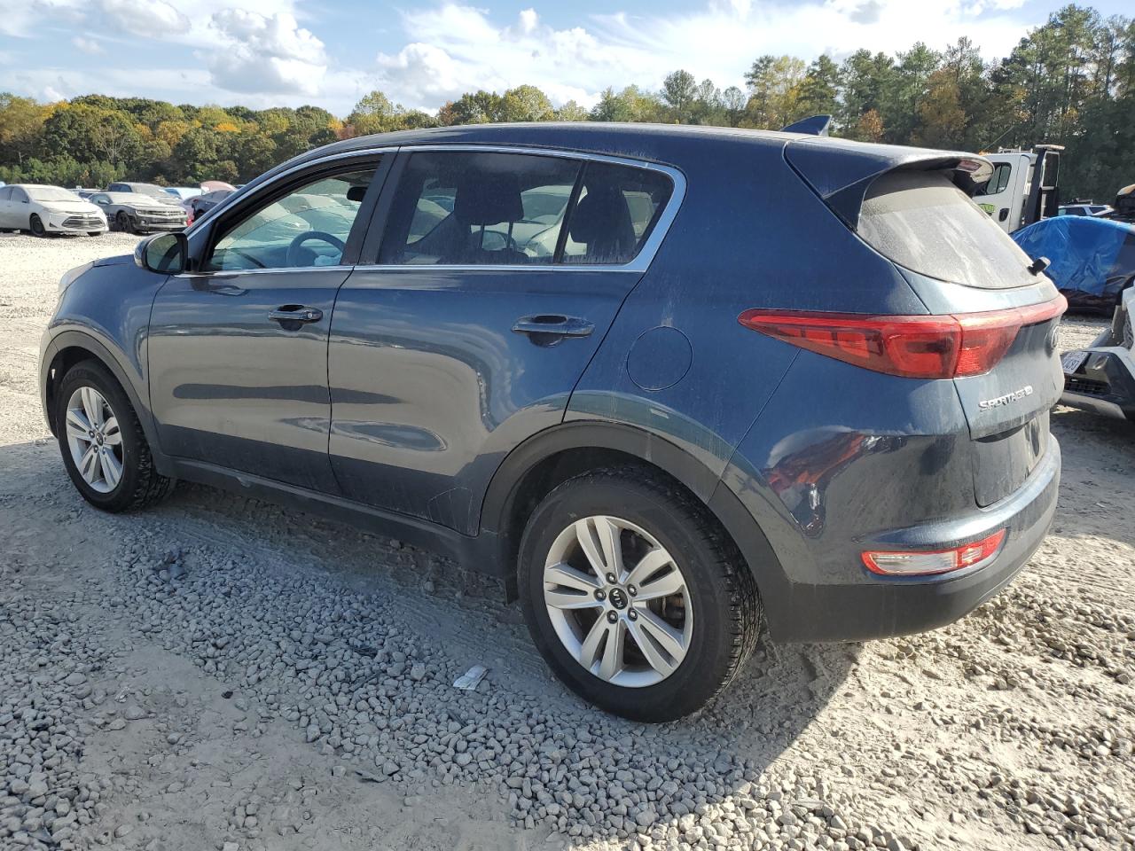 2018 KIA Sportage VIN KNDPM3AC2J7345827 Copart auction photo, front end damage thumbnail 2
