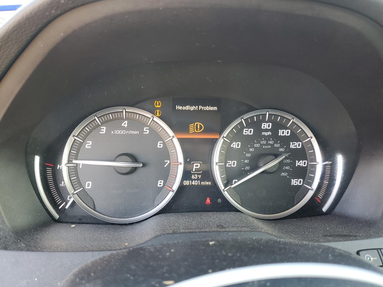 2016 Acura MDX VIN 5FRYD4H24GB009735 Copart auction photo, front end damage thumbnail 9