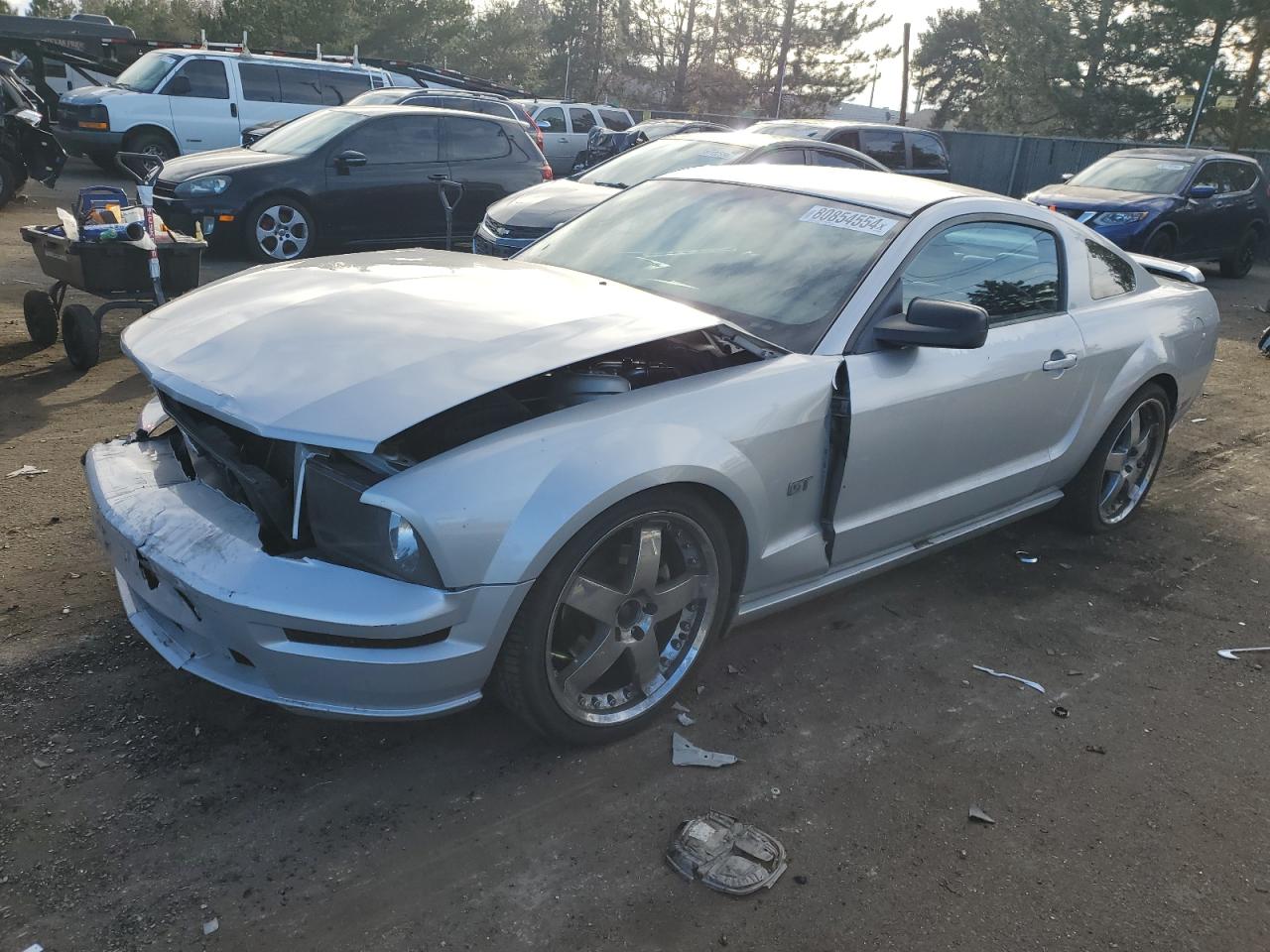 2005 Ford Mustang VIN 1ZVHT82H255203376