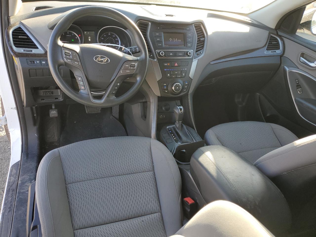 2018 Hyundai Santa Fe VIN 5XYZT3LB1JG568847 Copart auction photo, front end / side damage thumbnail 8
