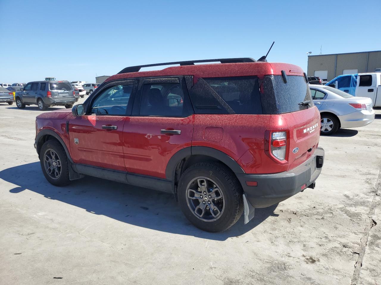 2021 Ford Bronco VIN 3FMCR9B60MRB03302 Copart auction photo, hail damage thumbnail 2