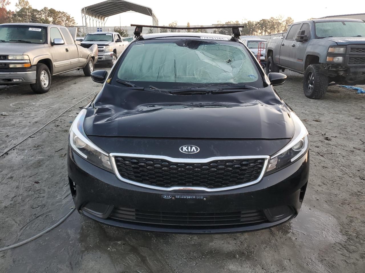 2018 KIA Forte VIN 3KPFK4A71JE277868 Copart auction photo, top/roof damage thumbnail 5