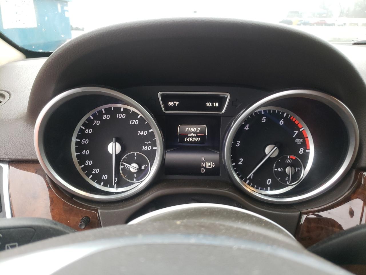2015 Mercedes-Benz M-klasse VIN 4JGDA5JB6FA517670 Copart auction photo, front end damage thumbnail 9