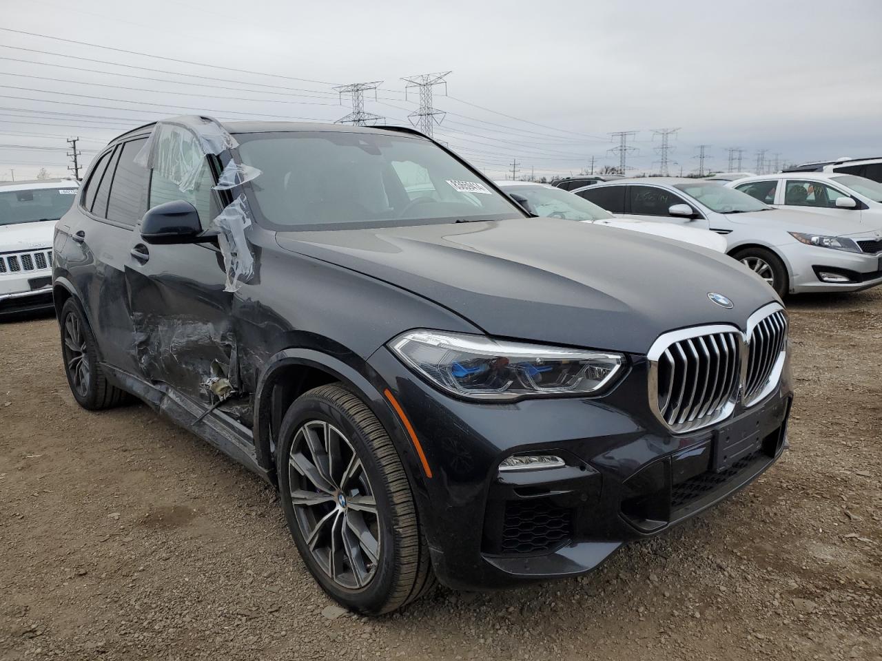 2019 BMW X5 VIN 5UXJU2C54KLN49793 Copart auction photo, side damage thumbnail 4