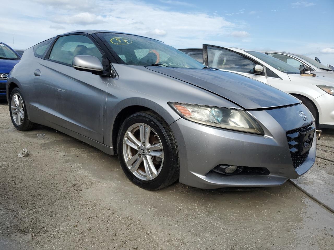 2011 Honda CR-Z VIN JHMZF1D67BS015708 Copart auction photo, water/flood damage thumbnail 4