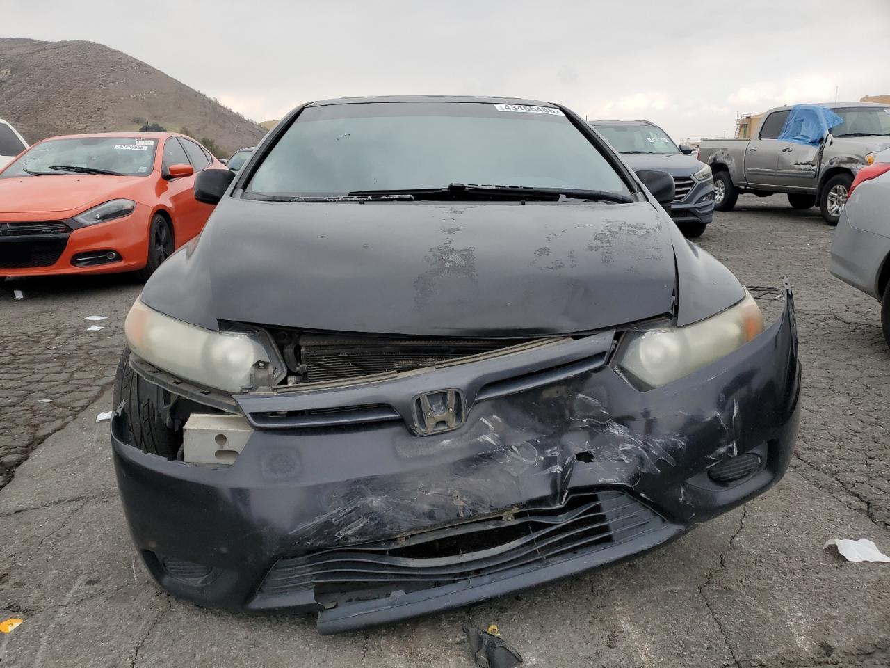 2007 Honda Civic VIN 2HGFG12837H534373 Copart auction photo, front end damage thumbnail 5