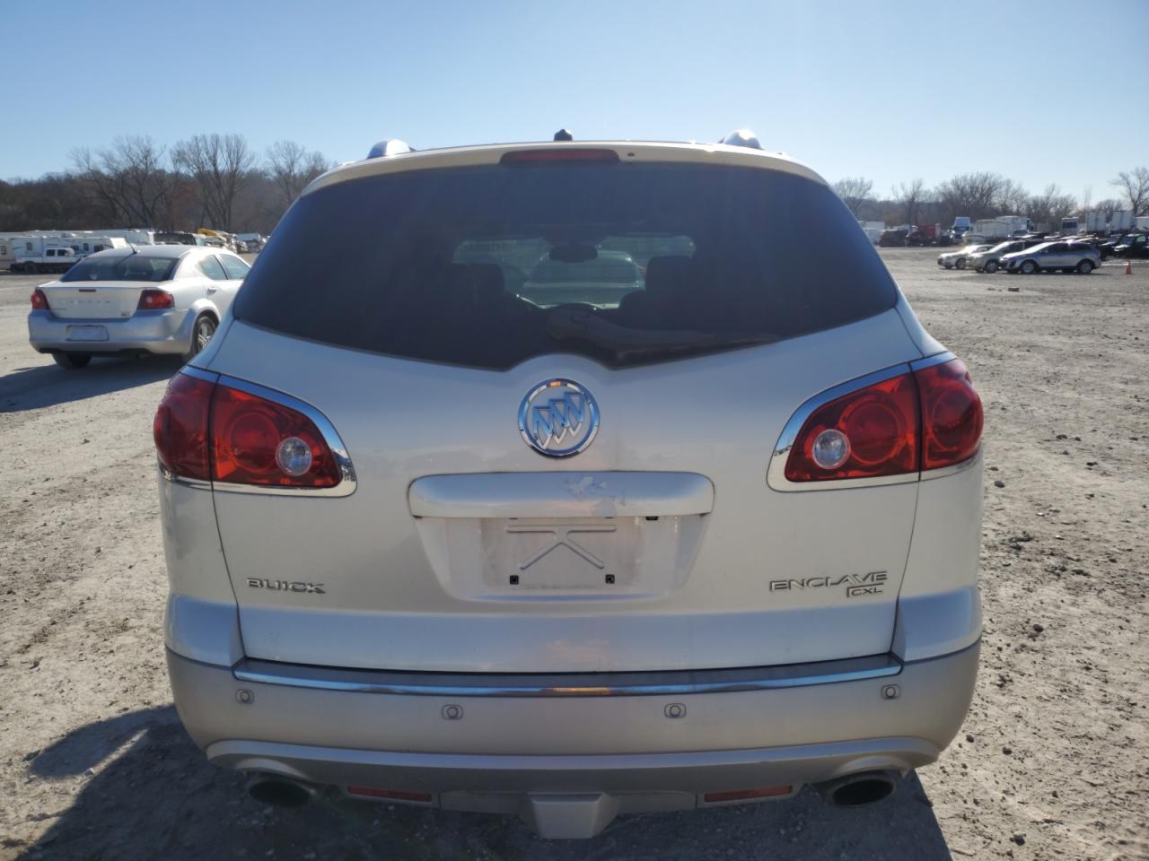 2010 Buick Enclave VIN 5GALVCED6AJ121933 Copart auction photo, side / front end damage thumbnail 6