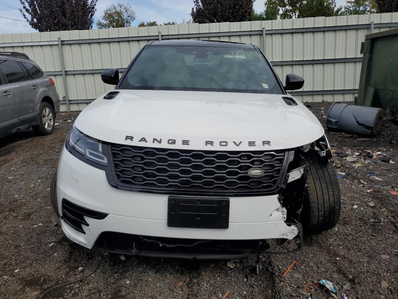 2022 Land Rover Range Rover VIN SALYT2EXXNA342139 Copart auction photo, front end / minor dent/scratches damage thumbnail 5
