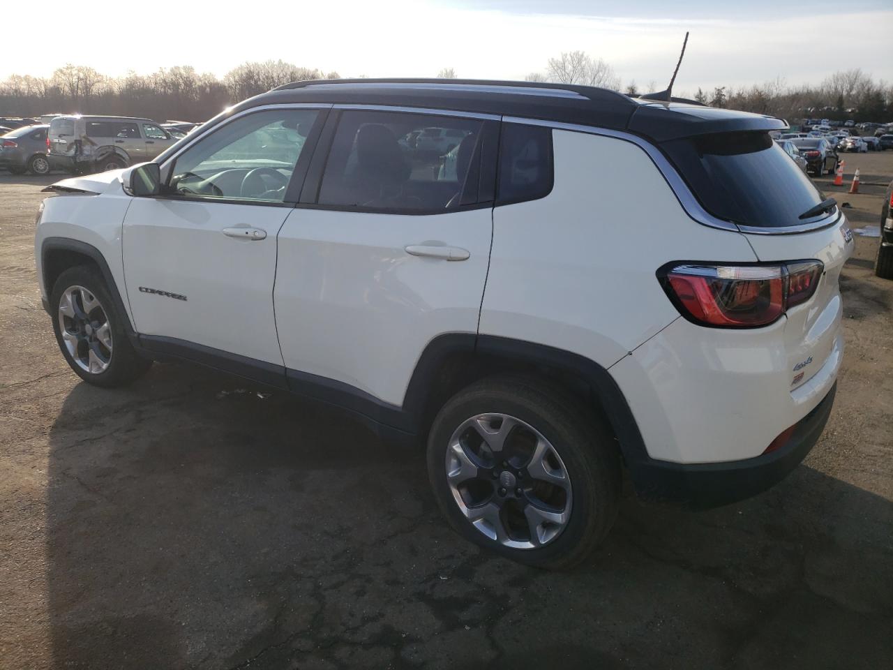 2018 Jeep Compass VIN 3C4NJDCB1JT349101 Copart auction photo, front end / side damage thumbnail 2