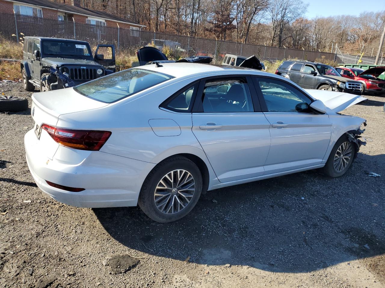 2019 Volkswagen Jetta VIN 3VWC57BU9KM111425 Copart auction photo, front end damage thumbnail 3