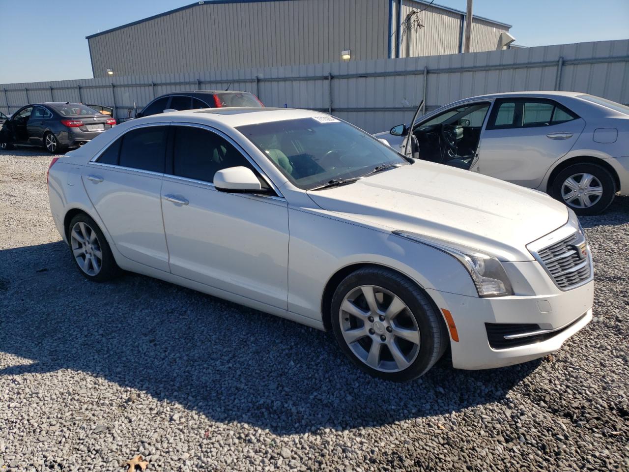2016 Cadillac ATS VIN 1G6AA5RX5G0124390 Copart auction photo, rear end damage thumbnail 4