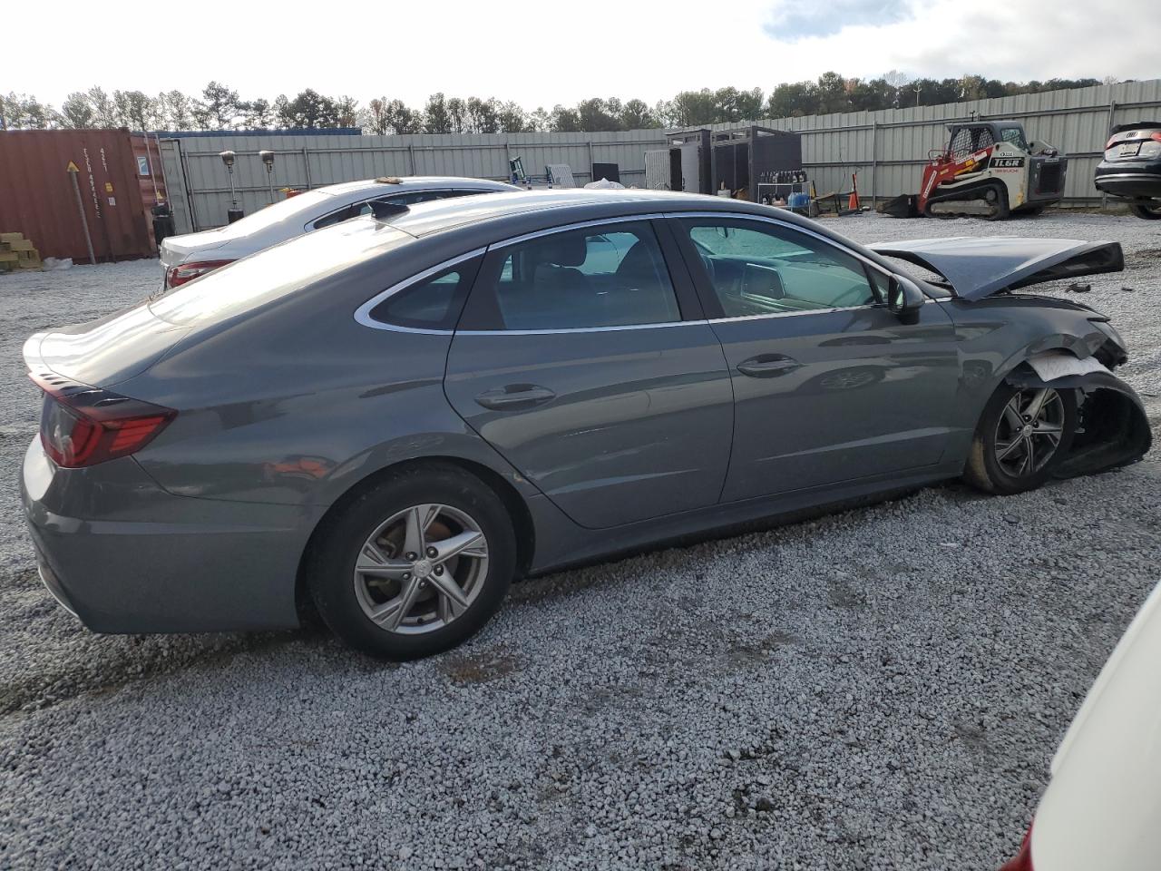 2021 Hyundai Sonata VIN 5NPEG4JA9MH065583 Copart auction photo, front end / mechanical damage thumbnail 3