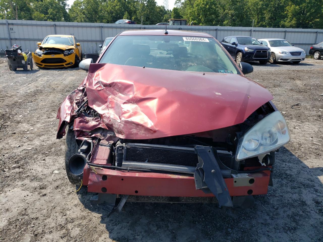 2008 Pontiac G6 VIN 1G2ZF57B684280283 Copart auction photo, front end damage thumbnail 5
