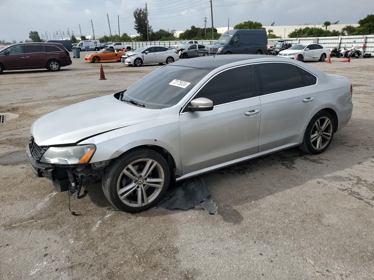 2015 Volkswagen Passat VIN 1VWBT7A31FC065011
