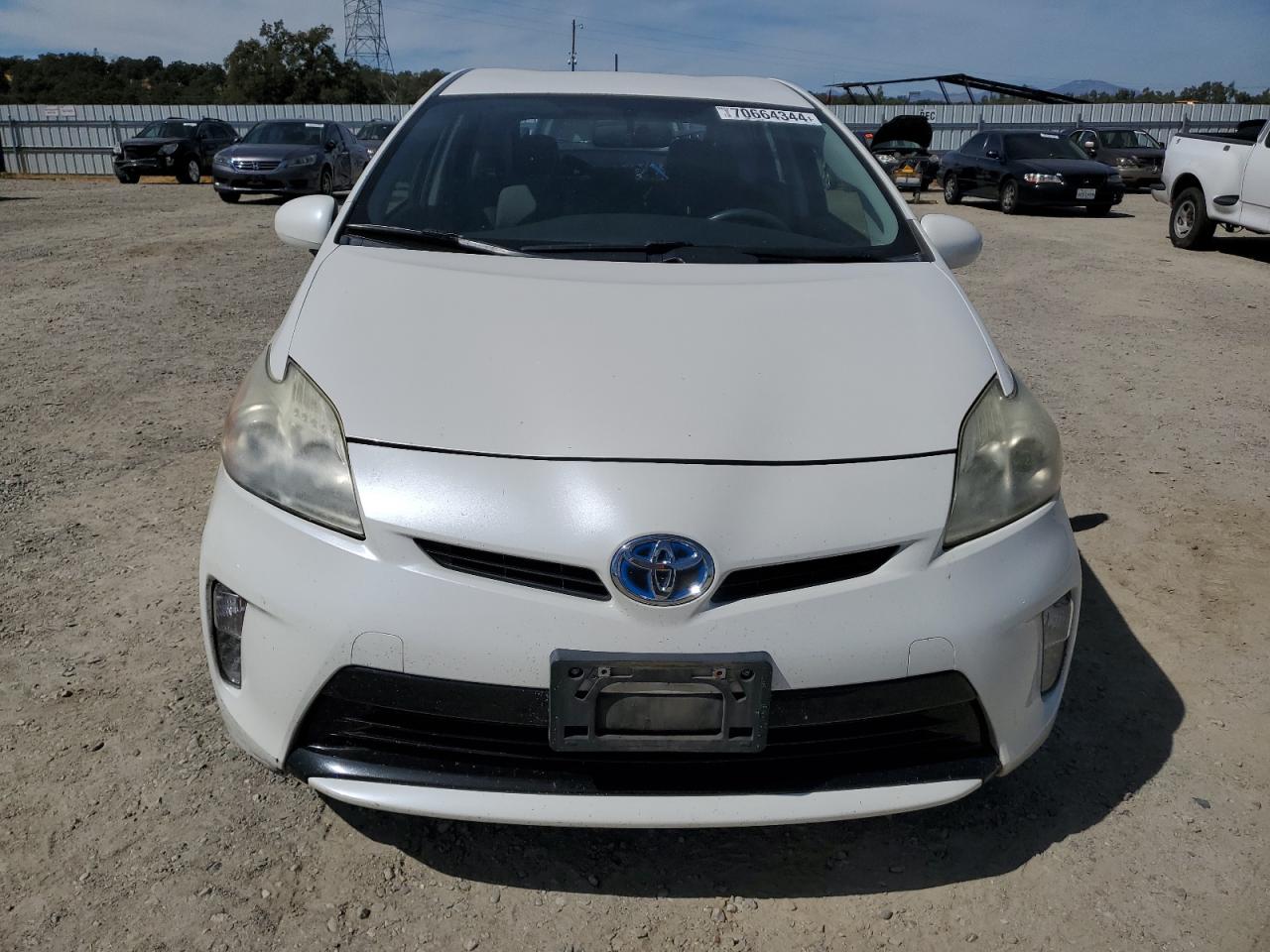 2012 Toyota Prius VIN JTDKN3DU0C5531490 Copart auction photo, rear end damage thumbnail 5