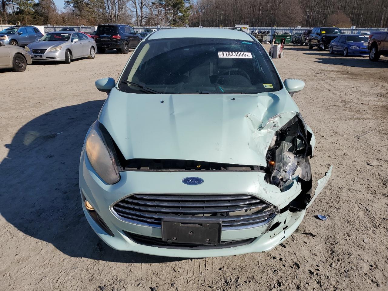 2018 Ford Fiesta VIN 3FADP4BJ6JM113563 Copart auction photo, side damage thumbnail 5