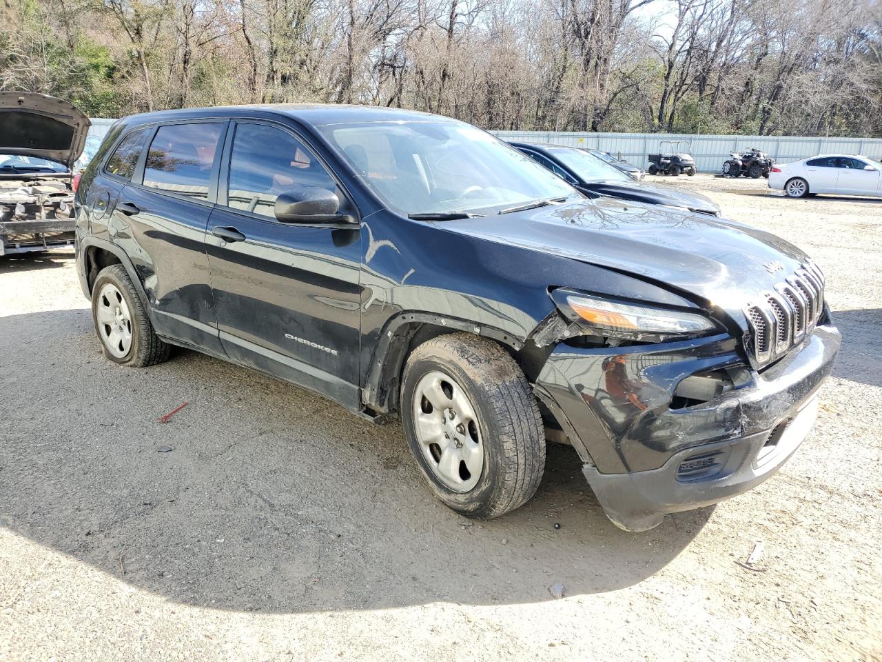 2014 Jeep Grand Cherokee VIN 1C4PJLAB7EW283367 Copart auction photo, all over damage thumbnail 4