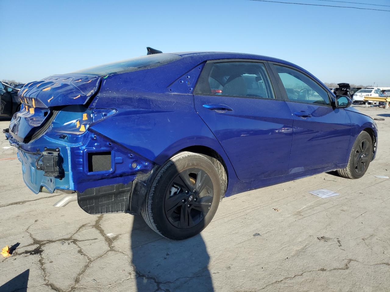 2023 Hyundai Elantra VIN KMHLM4AG0PU546672 Copart auction photo, rear end damage thumbnail 3