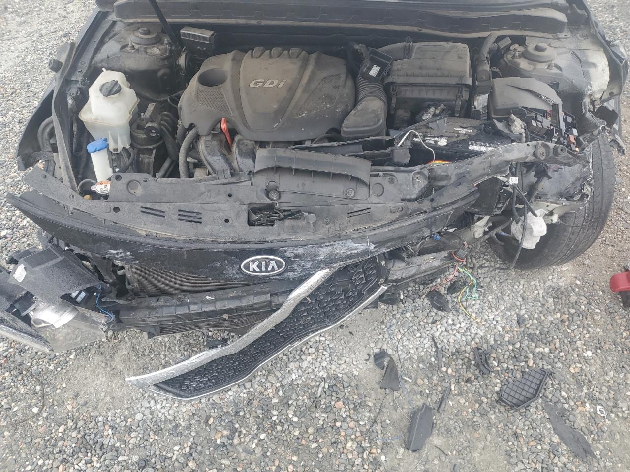 2011 KIA Optima VIN KNAGN4A72B5173539 Copart auction photo, front end damage thumbnail 12