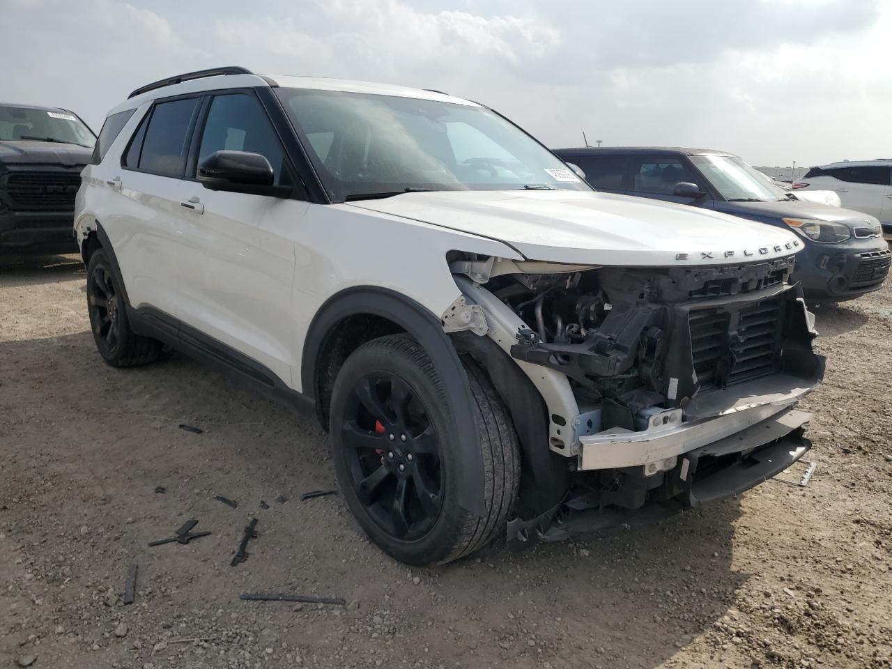 2022 Ford Explorer VIN 1FM5K8GC7NGC52286 Copart auction photo, rear end / front end damage thumbnail 4