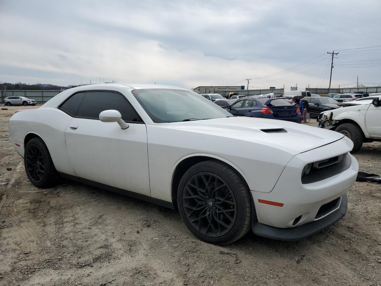 2017 Dodge Challenger VIN 2C3CDZBT5HH555180 Copart auction photo, vandalism damage thumbnail 4
