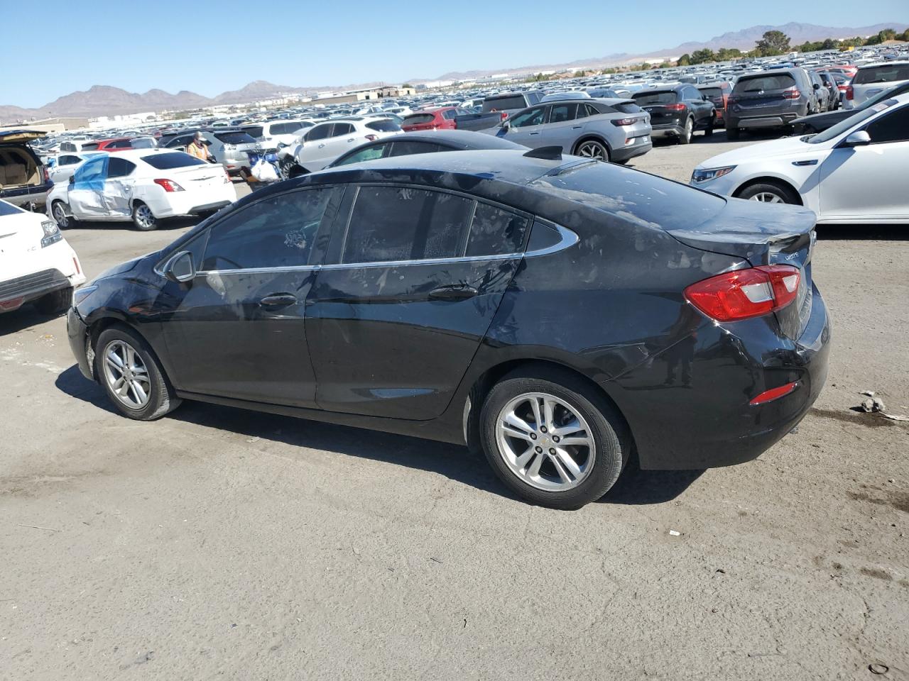 2018 Chevrolet Cruze VIN 1G1BE5SM2J7241129 Copart auction photo, front end / rear end damage thumbnail 2