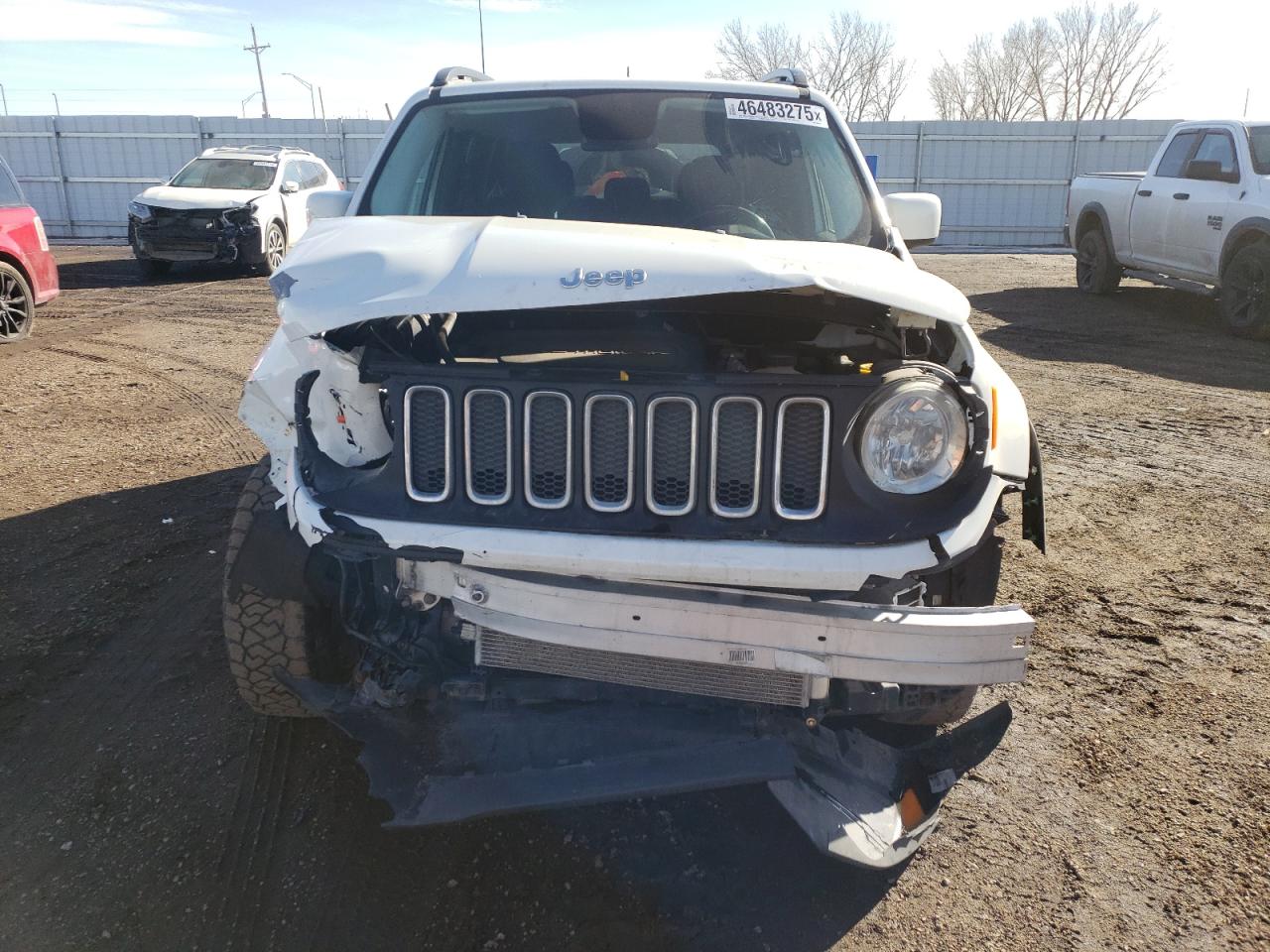 2017 Jeep Renegade VIN ZACCJBBB3HPG48457 Copart auction photo, front end damage thumbnail 5