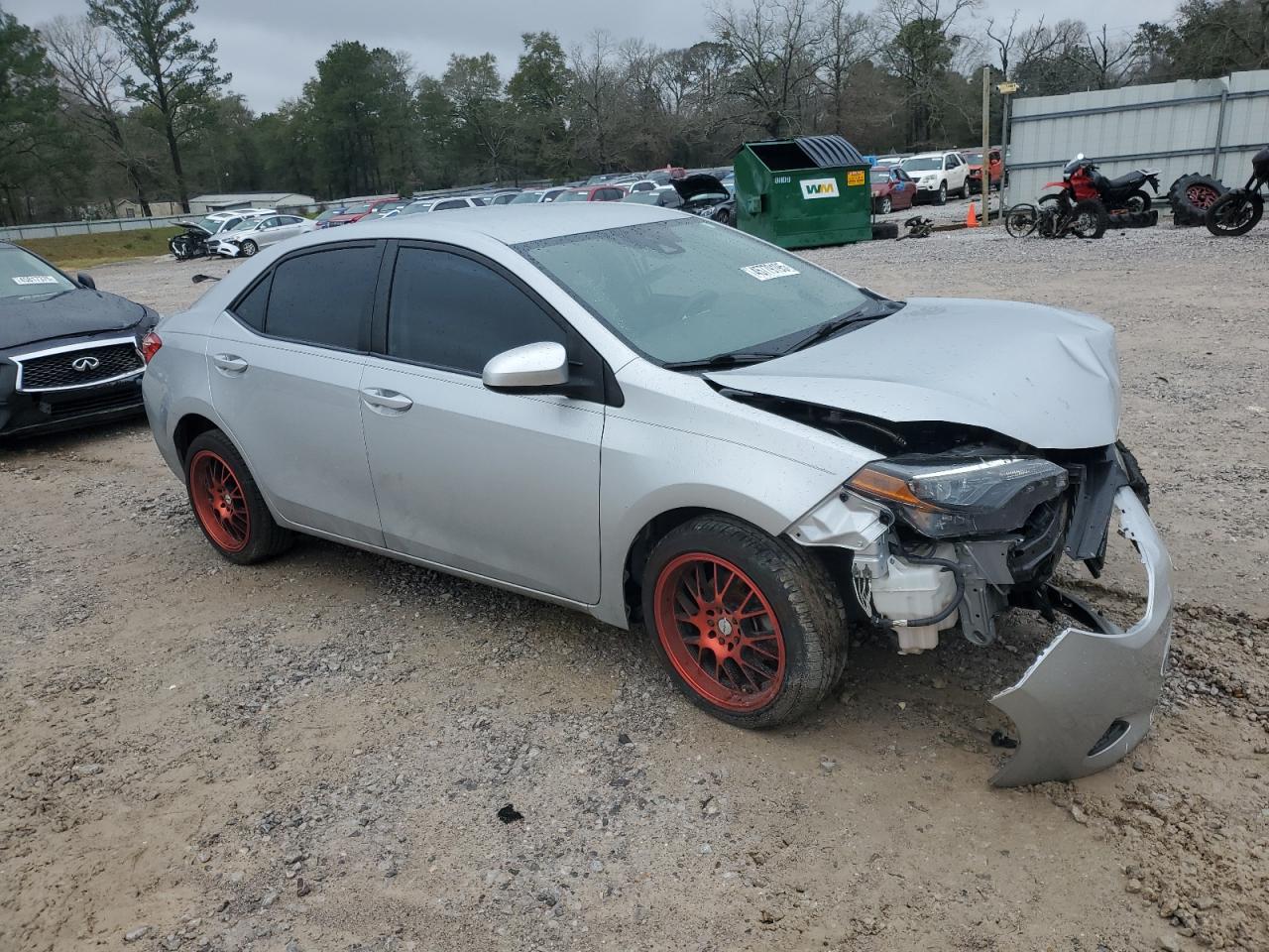 2019 Toyota Corolla VIN 2T1BURHE3KC204012 Copart auction photo, front end damage thumbnail 4