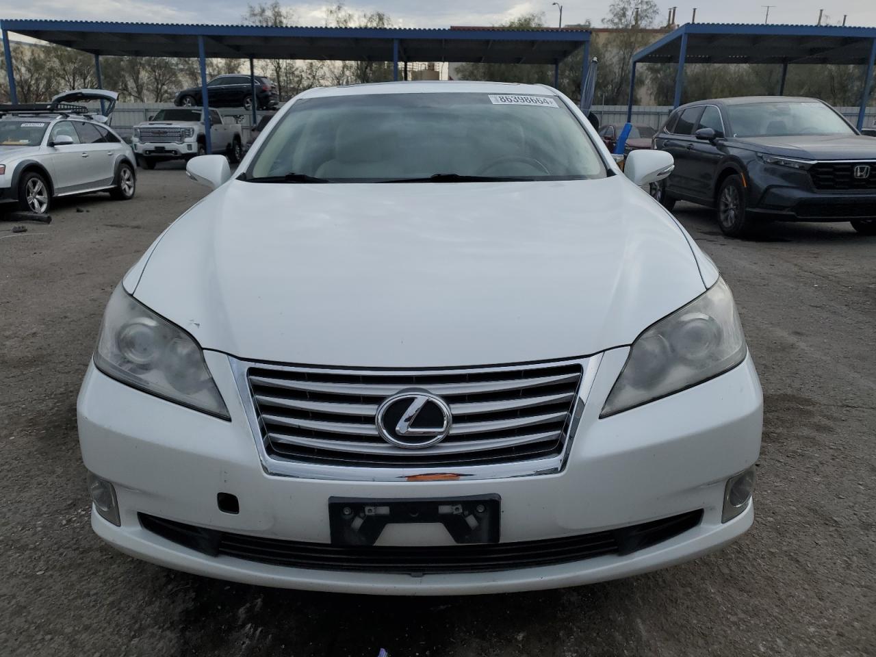 2011 Lexus ES VIN JTHBK1EG4B2448228 Copart auction photo, undercarriage damage thumbnail 5