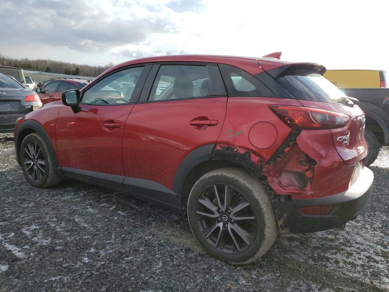 2017 Mazda CX-3 VIN JM1DKFC79H0145931 Copart auction photo, rear end / minor dent/scratches damage thumbnail 2