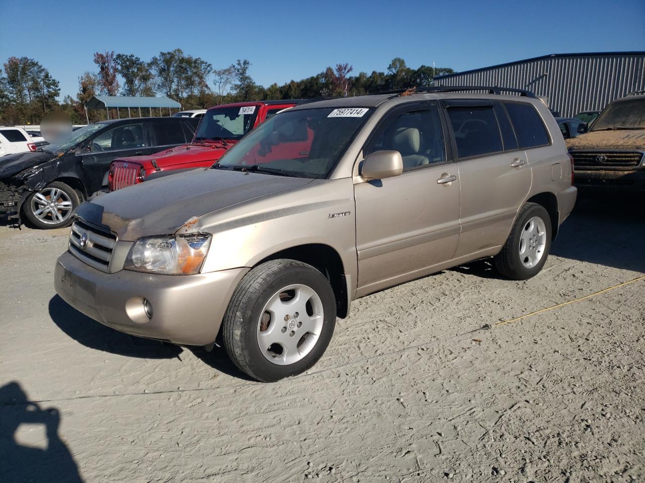 2005 Toyota Highlander VIN JTEEP21A750110972