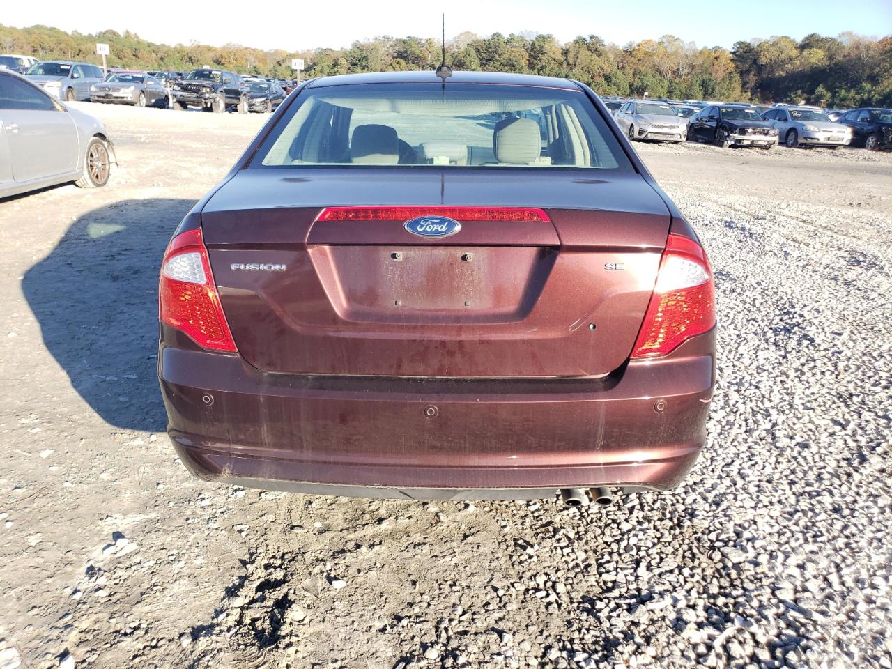 2012 Ford Fusion VIN 3FAHP0HA8CR172329 Copart auction photo, side / minor dent/scratches damage thumbnail 6
