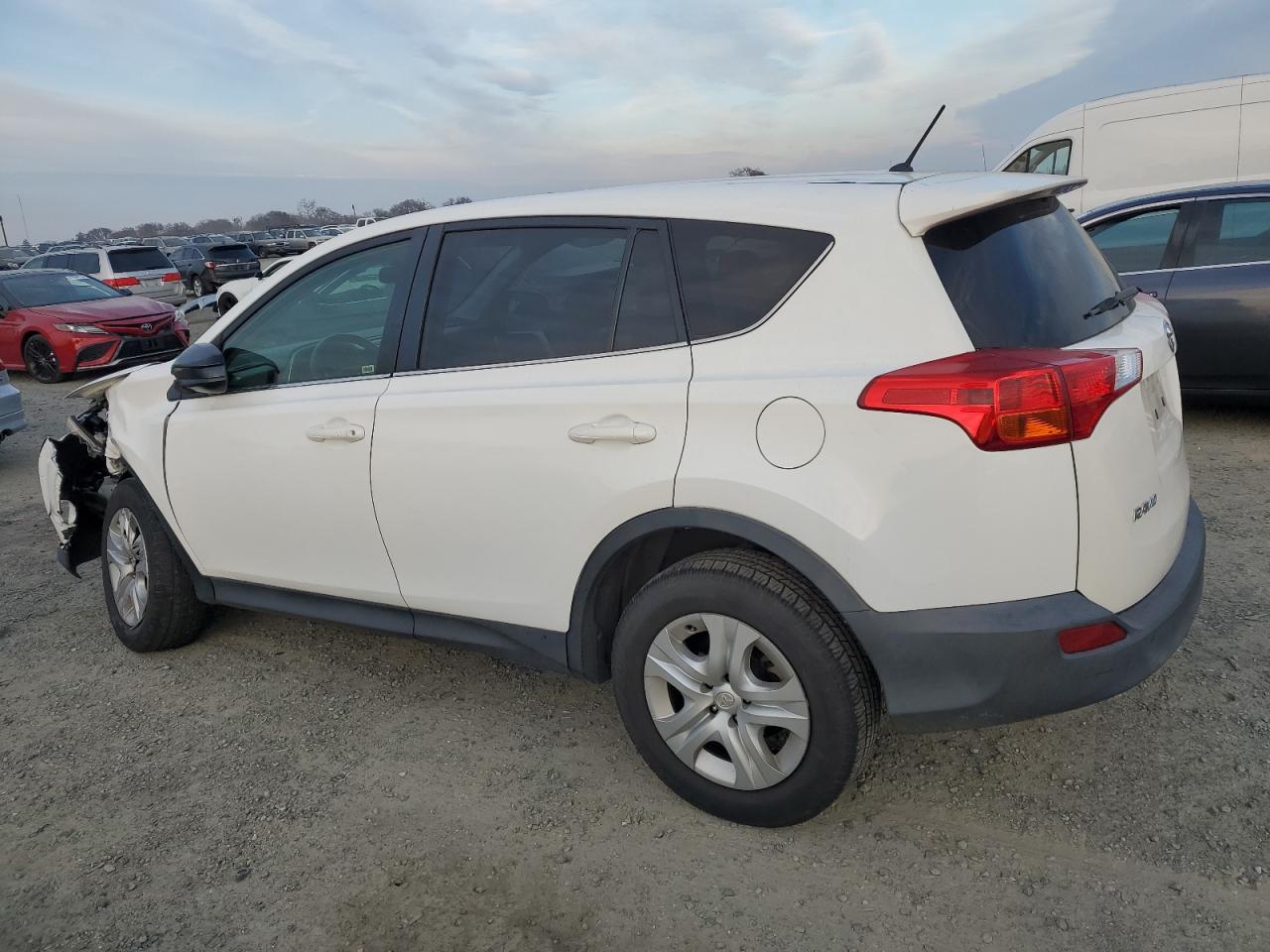 2015 Toyota RAV 4 VIN JTMZFREV7FJ055997 Copart auction photo, front end / undercarriage damage thumbnail 2