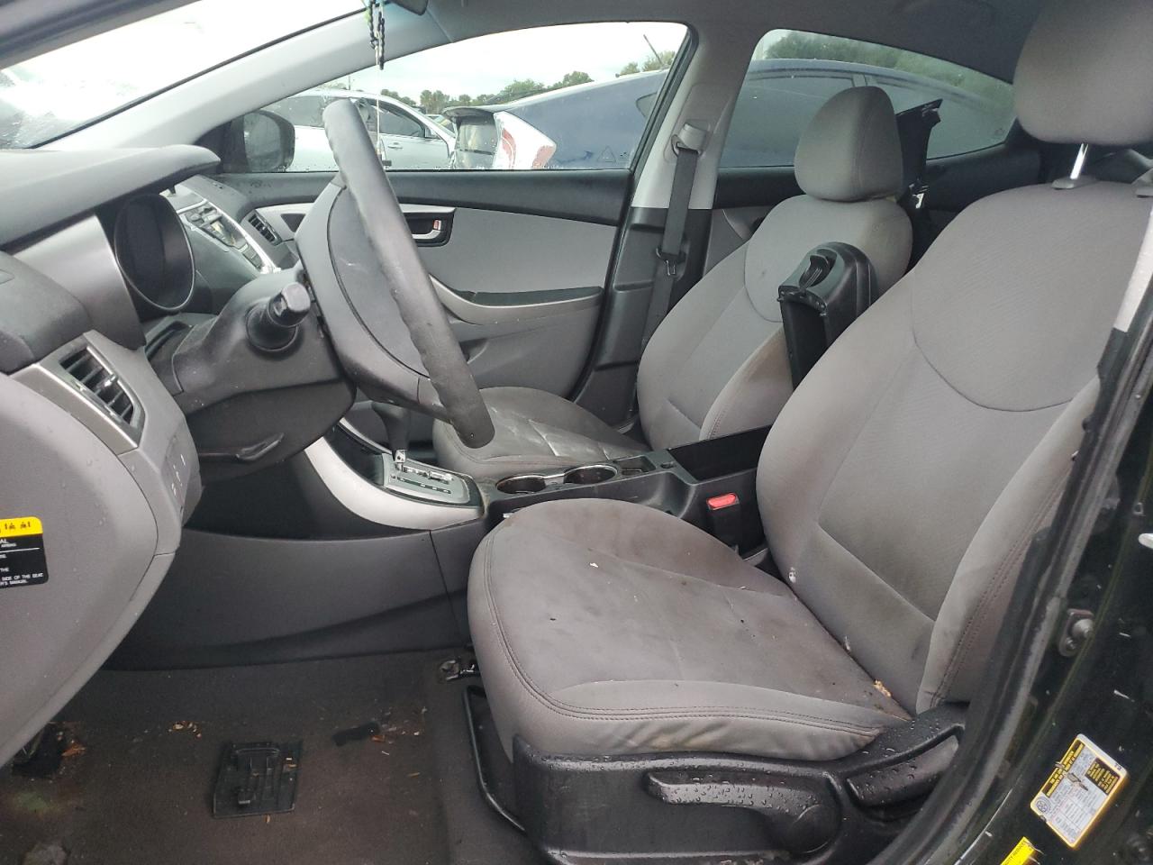 2013 Hyundai Elantra VIN 5NPDH4AE8DH157666 Copart auction photo, water/flood / front end damage thumbnail 7