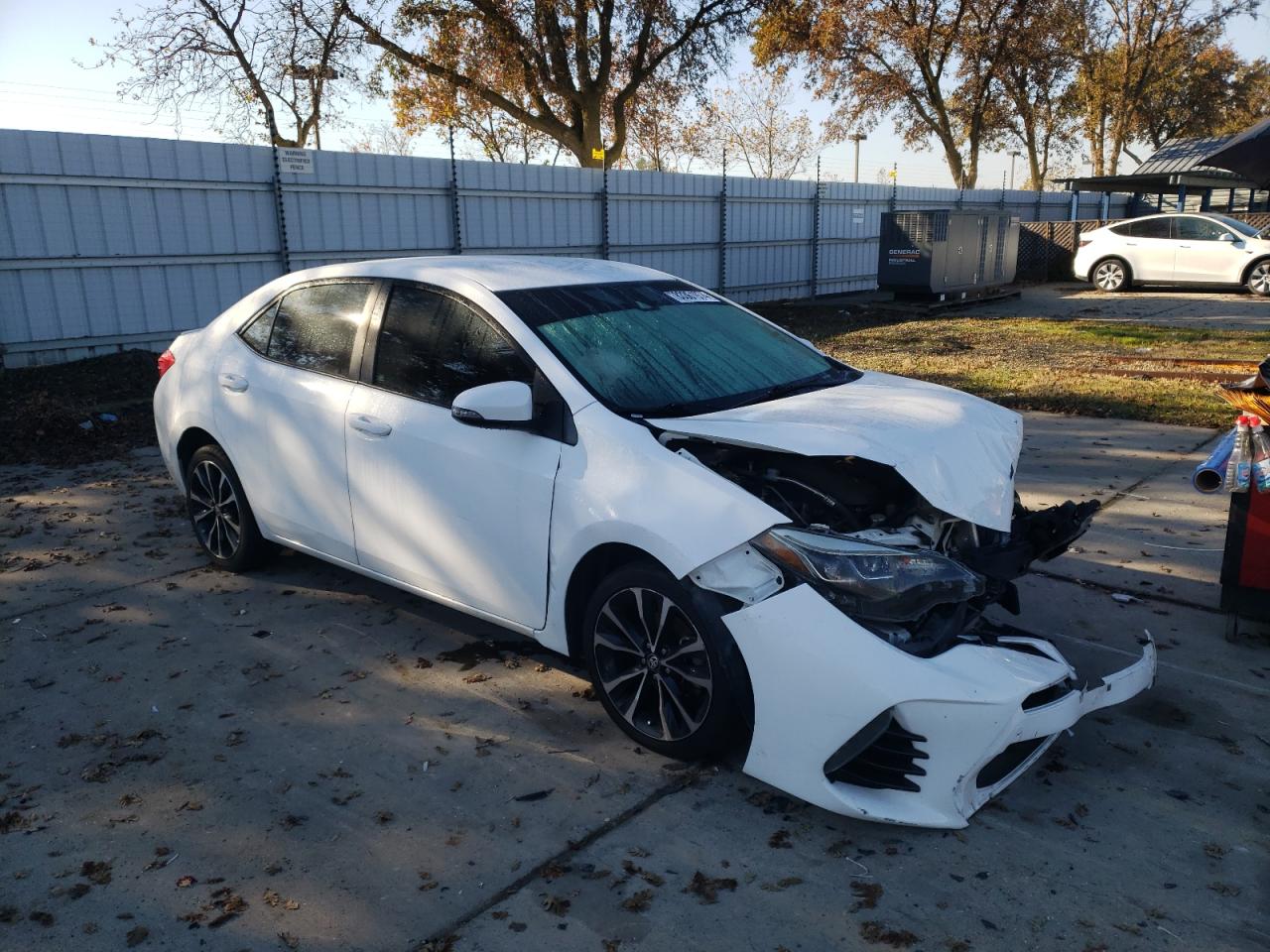 2017 Toyota Corolla VIN 2T1BURHE1HC860119 Copart auction photo, front end damage thumbnail 4