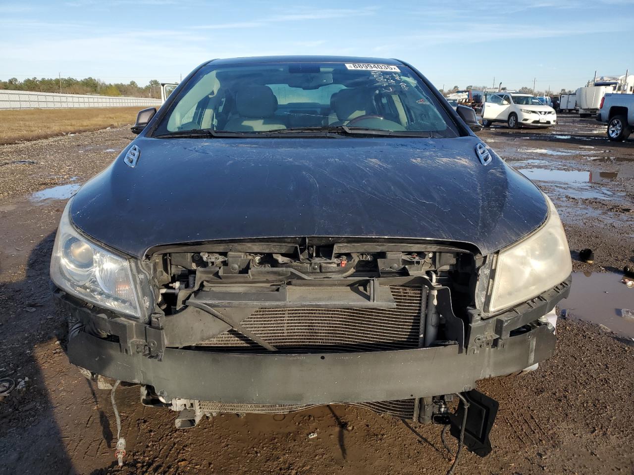 2013 Buick LaCrosse VIN 1G4GH5E35DF257404 Copart auction photo, front end / side damage thumbnail 5