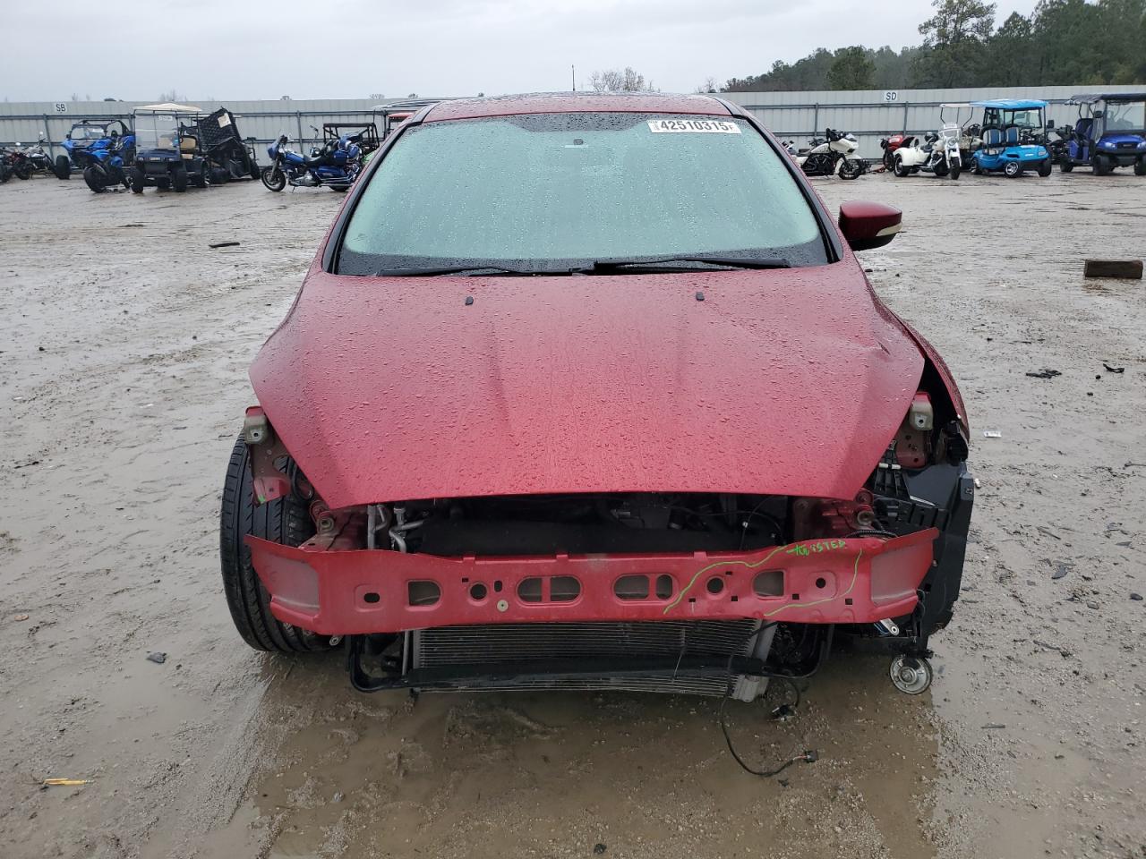 2017 Ford Focus VIN 1FADP3N23HL297967 Copart auction photo, front end damage thumbnail 5