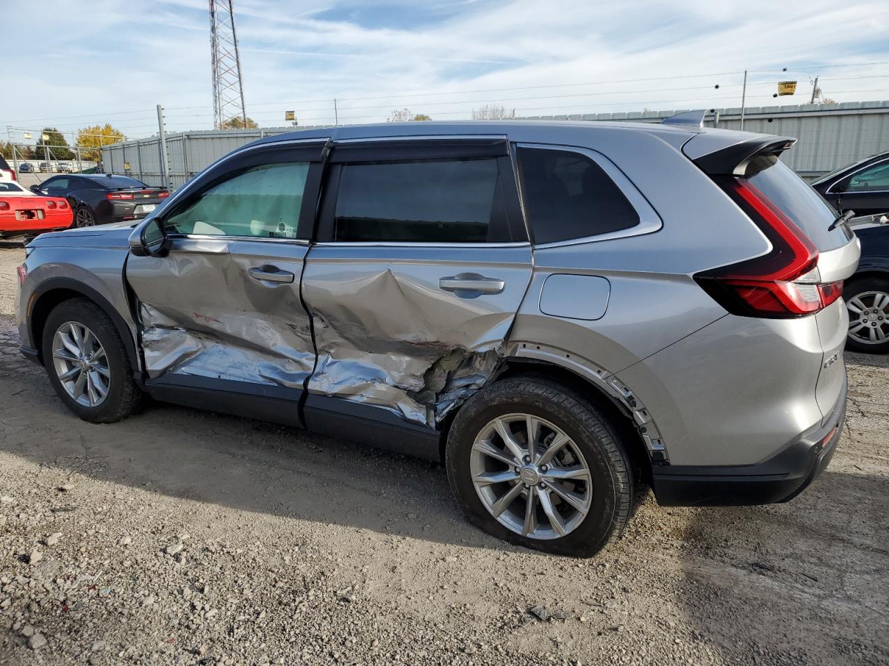 2024 Honda CR-V VIN 2HKRS4H78RH412435 Copart auction photo, side damage thumbnail 2