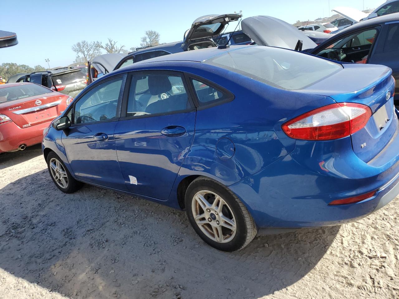 2018 Ford Fiesta VIN 3FADP4BJ6JM142058 Copart auction photo, water/flood damage thumbnail 2