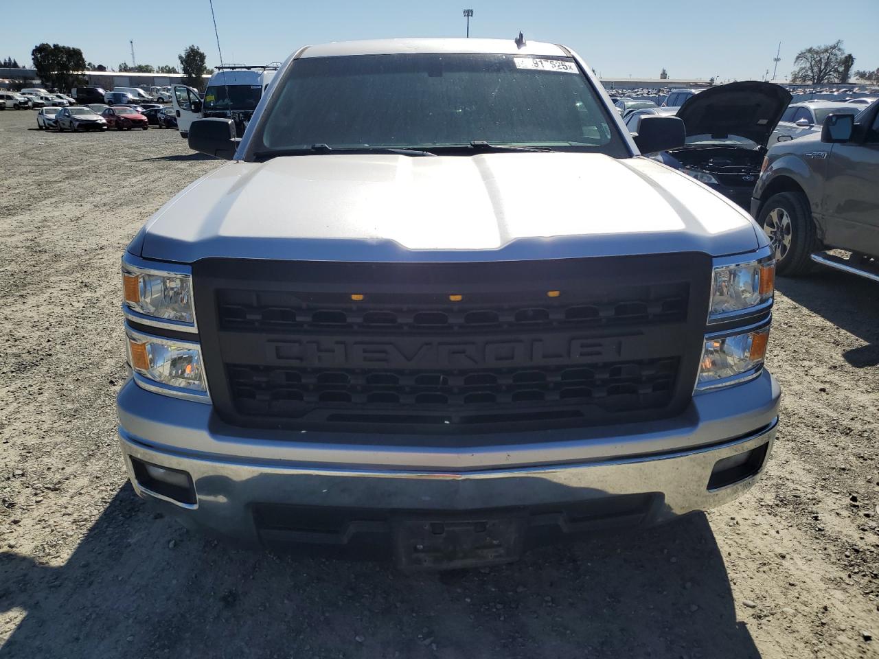 2014 Chevrolet Silverado VIN 3GCPCREC7EG360480 Copart auction photo, rear end / minor dent/scratches damage thumbnail 5