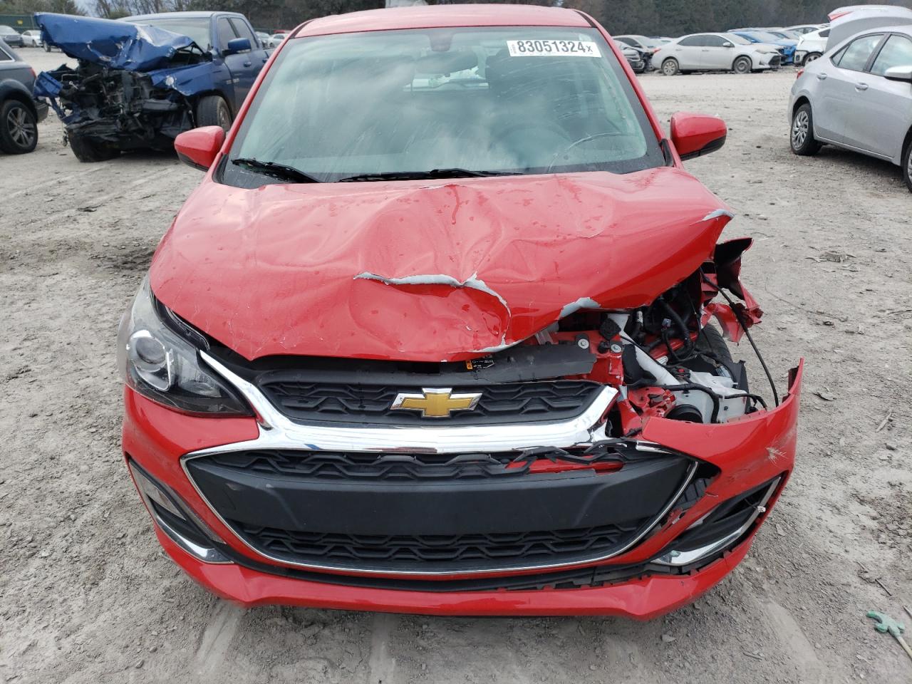 2021 Chevrolet Spark VIN KL8CD6SA8MC702994 Copart auction photo, front end damage thumbnail 5