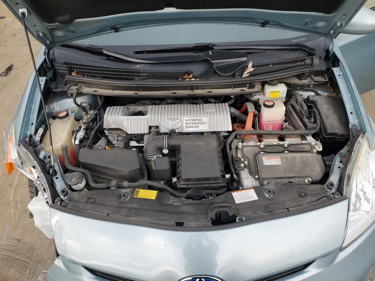 2015 Toyota Prius VIN JTDKN3DUXF1951981 Copart auction photo, front end damage thumbnail 11