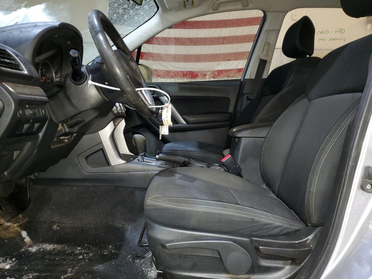 2017 Subaru Forester VIN JF2SJABC2HH538037 Copart auction photo, rear end / side damage thumbnail 7