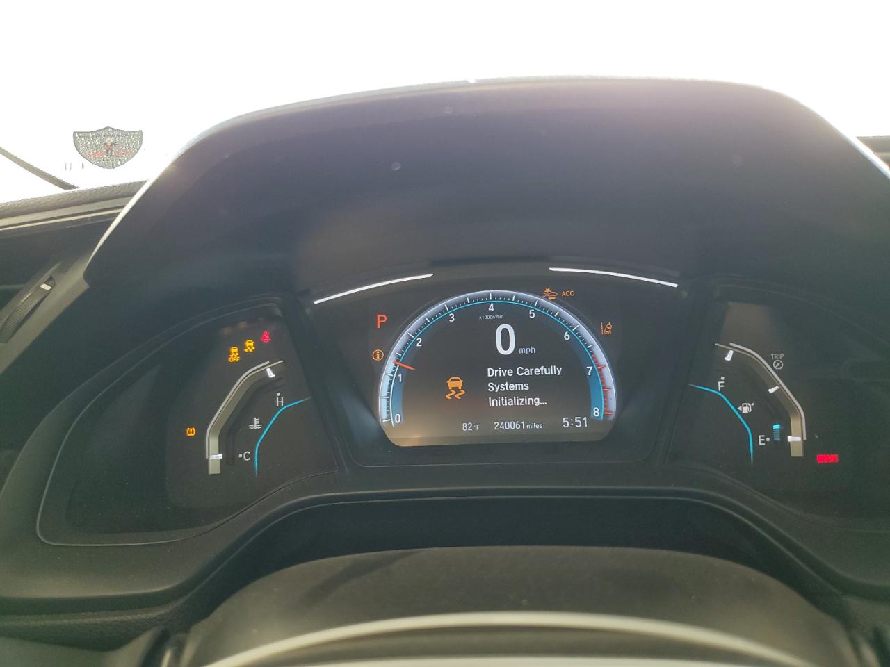 2019 Honda Civic VIN 19XFC2F65KE042215 Copart auction photo, rear end damage thumbnail 9