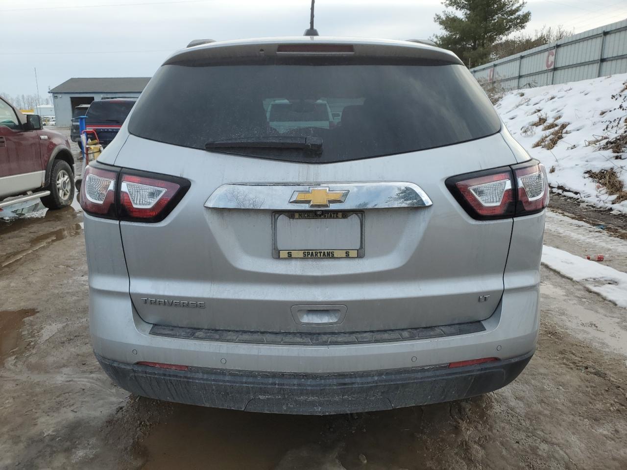 2017 Chevrolet Traverse VIN 1GNKRGKDXHJ221934 Copart auction photo, front end / side damage thumbnail 6