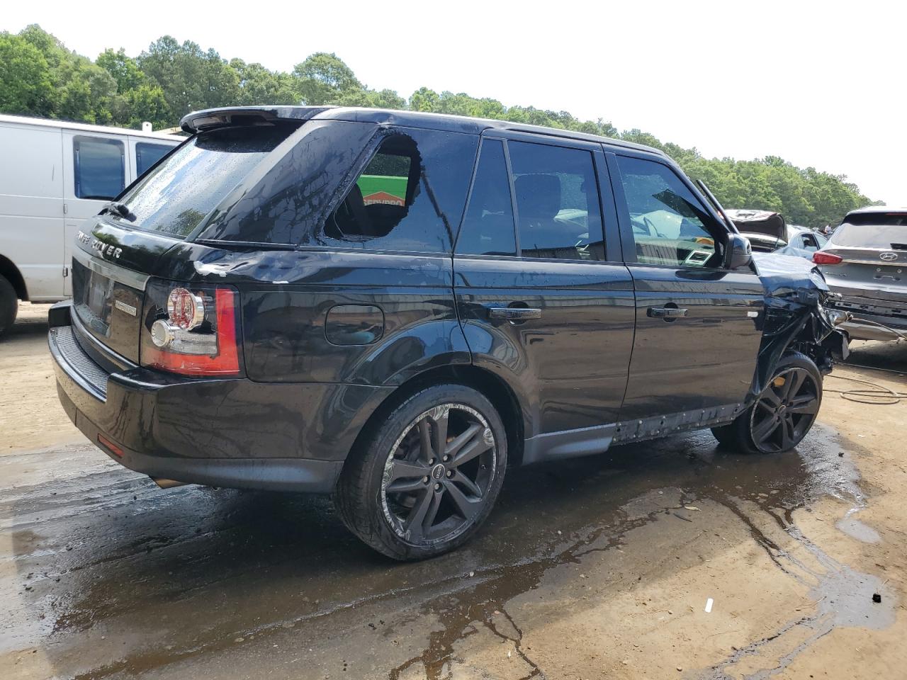 2013 Land Rover Range Rover VIN SALSK2D40DA814587 Copart auction photo, all over damage thumbnail 3
