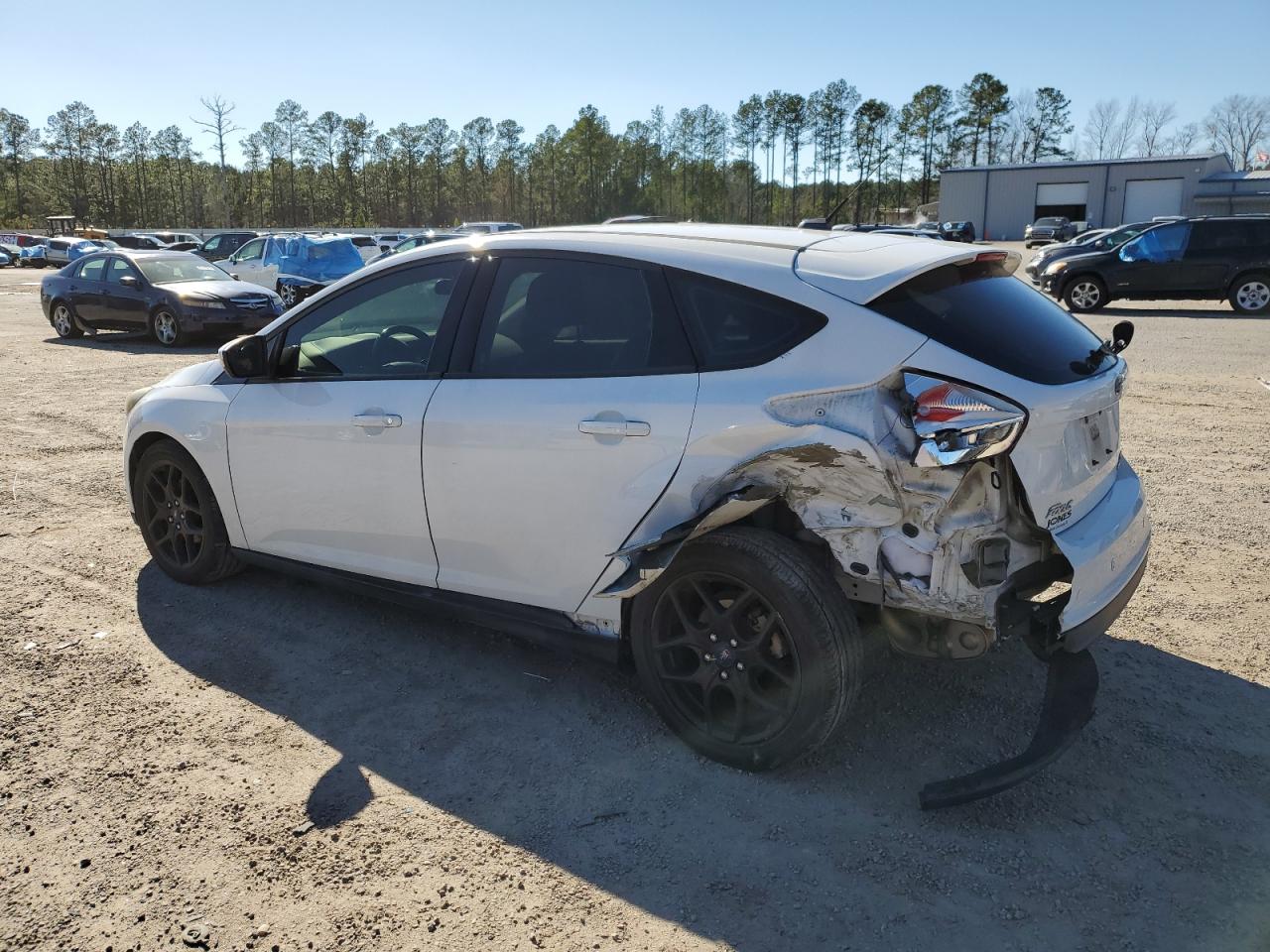 2016 Ford Focus VIN 1FADP3K27GL355355 Copart auction photo, rear end damage thumbnail 2