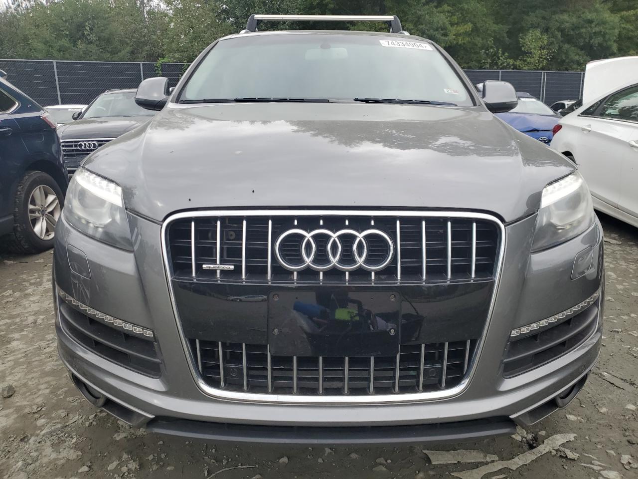 2015 Audi Q7 VIN WA1LGAFEXFD010676 Copart auction photo, rear end / side damage thumbnail 5