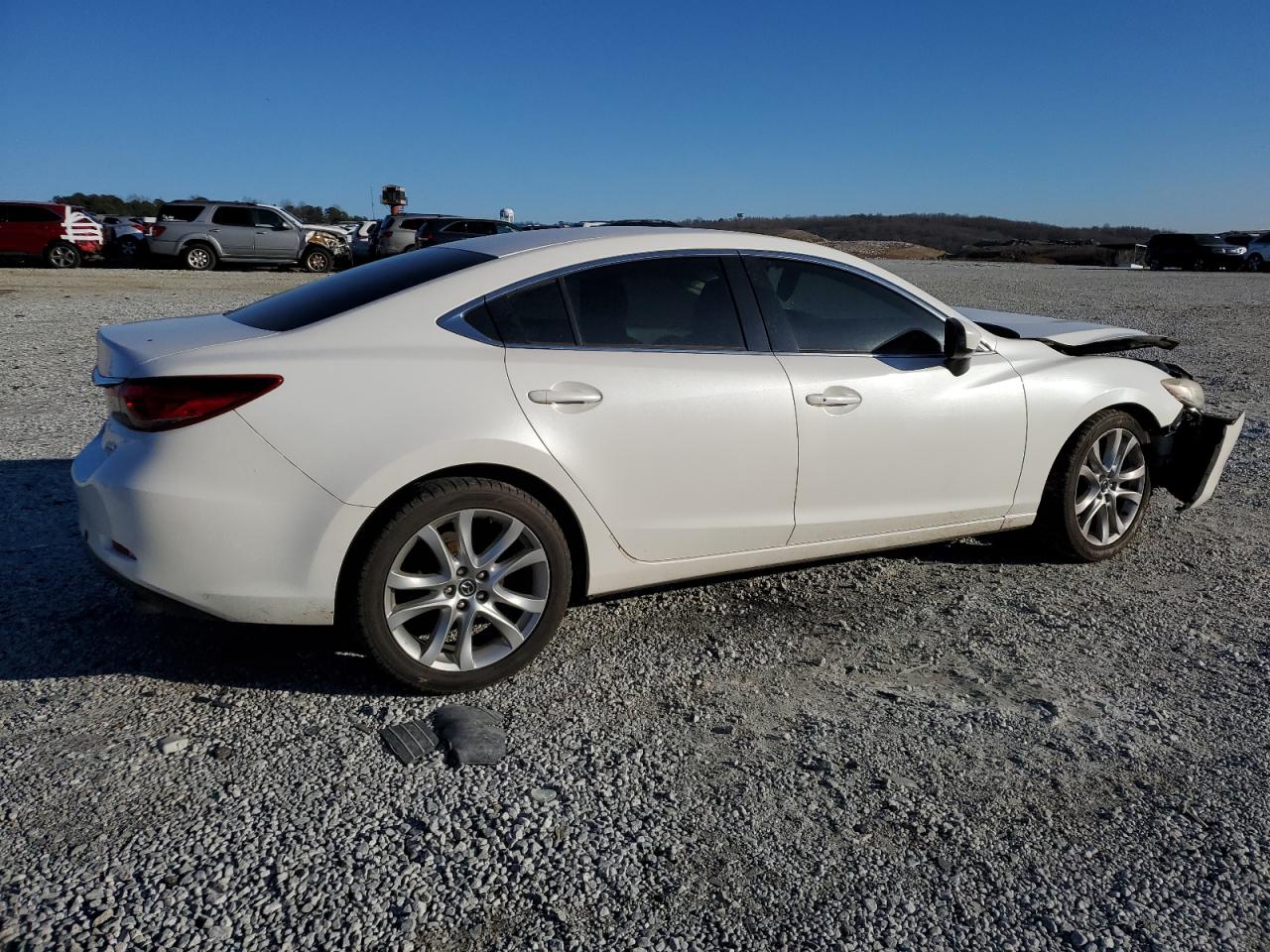 2014 Mazda 6 VIN JM1GJ1T58E1105167 Copart auction photo, front end / undercarriage damage thumbnail 3